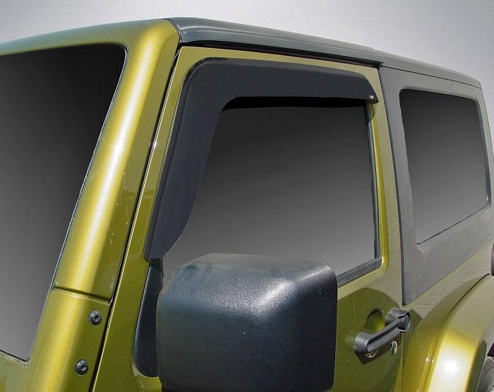 2015 Jeep Wrangler Slim Wind Deflectors
