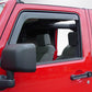 2010 Jeep Wrangler In-Channel Wind Deflectors
