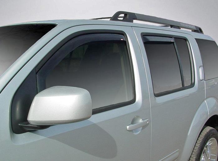 2011 Nissan Pathfinder In-Channel Wind Deflectors