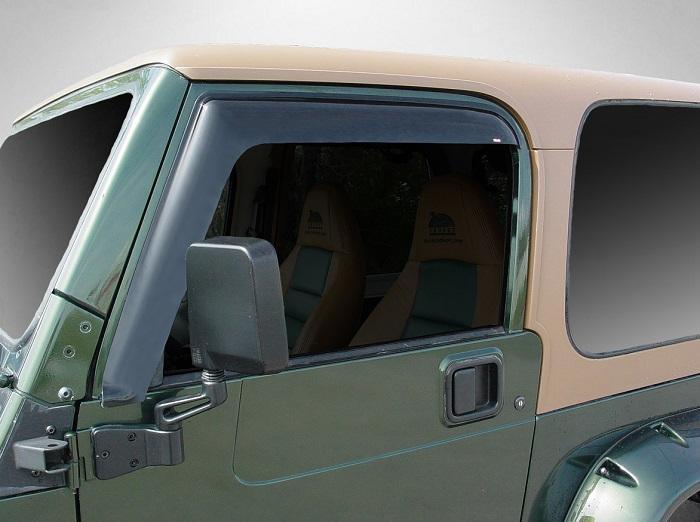 2003 Jeep Wrangler Slim Wind Deflectors